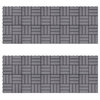 Vidaxl Decking Tiles 20-Piece Gray Wash 11.8"x11.8" Solid Acacia Wood
