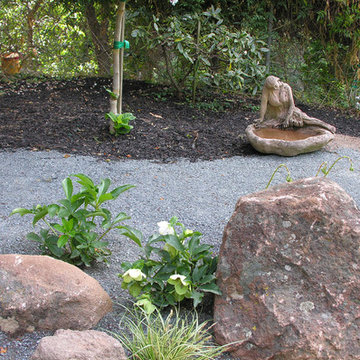 Oakland Hills Rustic Craftsman Side Yard Patio