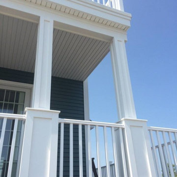 Beach Haven West NJ Modular Home Porch By Coastal Modular Group