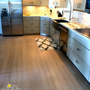 Vintage Pearl Fossilized® Bamboo Flooring - Beach House