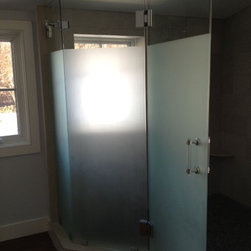Frameless Shower Enclosures, Neo Angle - Shower Stalls And Kits