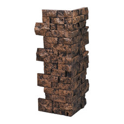 164-JERUSALEM STACKED CORNER 24"H X 7"W X 1"D - Wall Panels