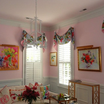 Soft valances on board or pole