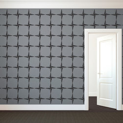 Four Point Star Pattern Wall Decal - Wall Decals