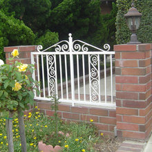 White Metal Fence