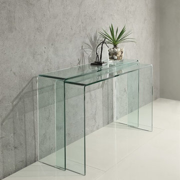 Vision Transparent Console Table - $800.16