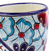 Novica Handmade Colors Of Mexico Ceramic Cups And Saucers, Set of 2