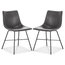 Poly and Bark Paxton Dining Chair, Set of 2 - Industrial - Dining ...