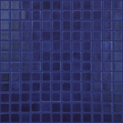indulgence mosaic collection: dark blue 12.5"x12.5" - Tile