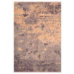 Bareens Designer Rugs - Eclectic Ziegler Carri Gray Tan Hand-Knotted Wool Rug - 7'9'' x 9'11'' - Enhance the ambiance of your home with this magnificent Persian-influenced Turkish hand-knotted rug made by skilled artisans capable of creating the most exceptional vegetable dyes and hand-spun wool. This exquisite handmade rug is a one-of-a-kind  Kafkaz, otherwise identified as Chobi, Chobi Peshawar, Oushak, or Ziegler rug. These handmade rugs are crafted in Pakistan utilizing superior-quality wool imported from Australia, New Zealand, and Korea in two types of weaves: the Persian weave and the Mori weave. This rug is meticulously crafted by hand using the finest natural vegetable dyes extracted from local plants. The artisans use a blend of hand-spun local and fine merino wool, resulting in a rug with a compelling texture, higher lanolin content, and longer staple. The artisans occasionally incorporate natural or artificial silk into the pile to enhance specific motifs. The finished product is an awe-inspiring execution of flawless design and an understated palette that exudes elegance.