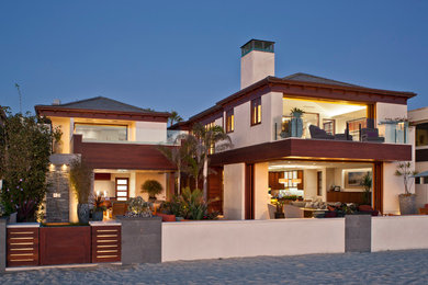 Example of a trendy exterior home design in Orange County