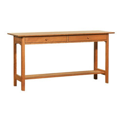 Modern Shaker 2-Drawer Console Table - Side Tables And End Tables