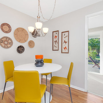 A Small Staged Mid Century Home
