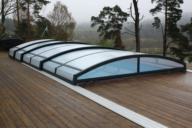 Inspiration for a scandinavian pool in Gothenburg.