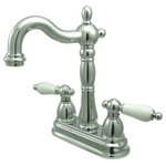 Kingston Brass - Kingston Brass KB1491PL Heritage Bar Faucet Without Pop-Up Rod, Polished Chrome - Kingston Brass KB1491PL Heritage Bar Faucet Without Pop-Up Rod, Polished ChromeAdd elegant, traditional style to your bar setup with this faucet. Ideal for preparing food and cleanup, the high spout will easily allow for a variety of tasks.Product Dimension : 9"L x 6.38"W x 2.38"H, Item Weight (lbs) : 5.15