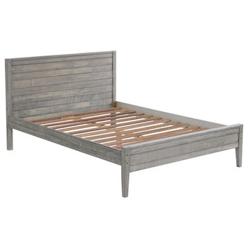 Alaterre Furniture Windsor Panel Wood Full Bed - Driftwood Gray