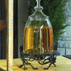 Wrought Iron Beverage Server (3 Gal) - Products