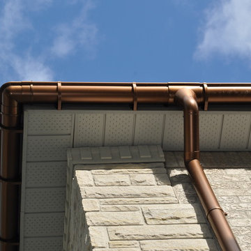 PVC Copper gutters