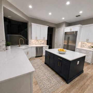 Alamo Ranch Kitchen Remodel & Dining Room Conversion to Custom Bar and Poker Lou
