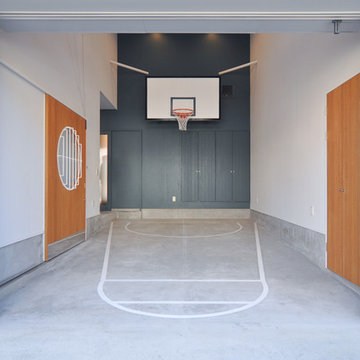 バスケットボールのできる家