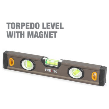 250Mm, 10" Torpedo Level With Magnet