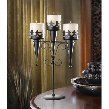 Medieval Triple Candle Stand