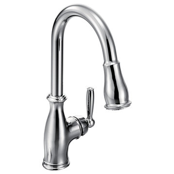 Moen Brantford 1-Handle High Arc Pulldown Kitchen Faucet, Chrome