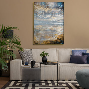 Framed wall art for living room
