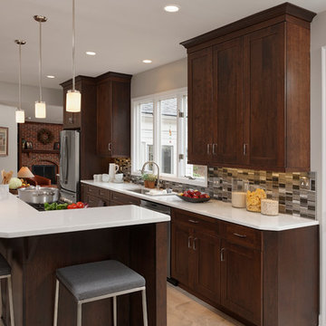 Modified galley kitchen