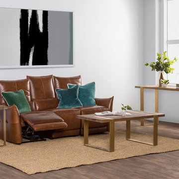 Easton Leather Recliner Sofa