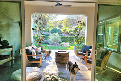 Patio - mediterranean patio idea in Sacramento