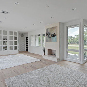 ATX Modern home - Reclaimed Ivory White Oak