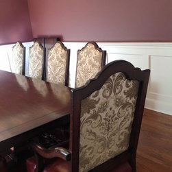 Interior Designer Veronica Pluta's Client's Custom Dining Table & Chairs - Dining Chairs