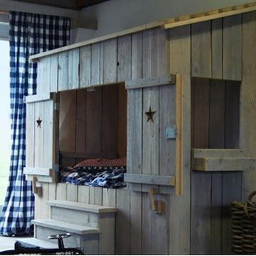 Bauholz Kinderbett Hüttenzauber