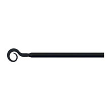 curtain rods and curtains