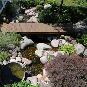 Elmhurst Multi-Level Deck with Outdoor Kitchen
