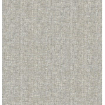 Mirabelle Oasis Grey Linen Wallpaper