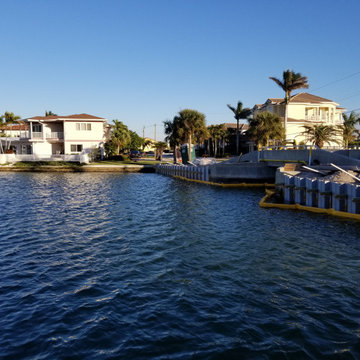 600 feet of seawall