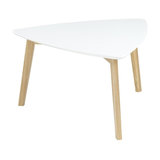 Vitin Coffee Table, White Lacquer