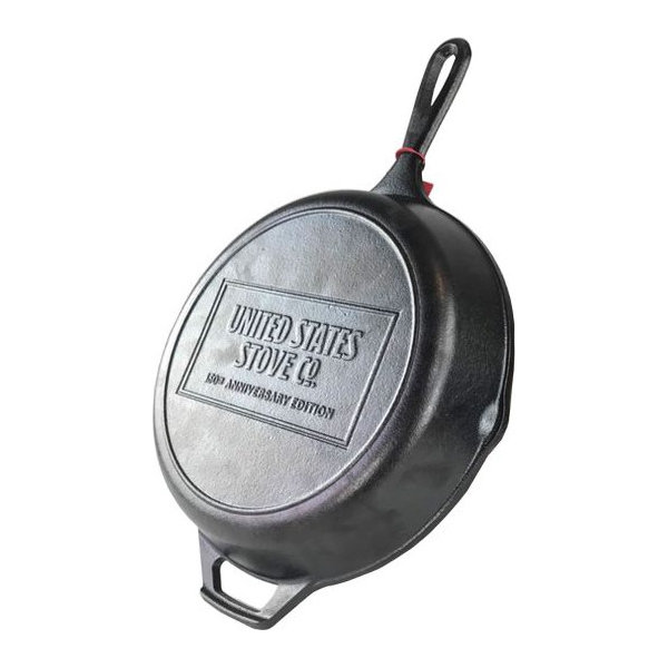 Us Stove USCSKLT150 Company 150th Anniversary 10.25'' Cast Iron Skille