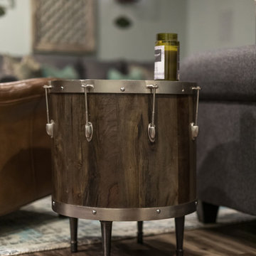 Huge Antique Doors Coffee Table Basement