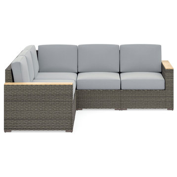 Boca Raton Outdoor 5 Seat Sectional by homestyles