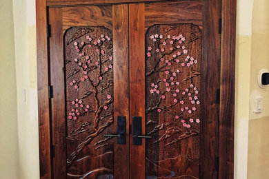 Japanese Style Cherry Blossom Doors