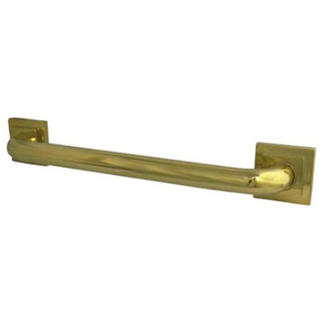 Kingston Brass Polished Brass Claremont 16" Decorative Grab Bar DR614162