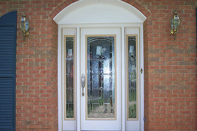 Single front door photo in Atlanta with a white front door