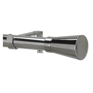 Linea Non-Telescoping Curtain Rod, 72'' - Transitional - Curtain Rods ...