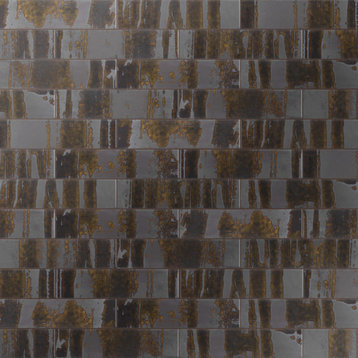 Joliet Dark Amber Ceramic Wall Tile
