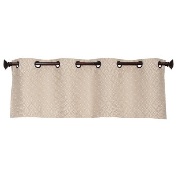 Harrison Grommet Top Curtain Valance, Candied Ginger, 54"x18"