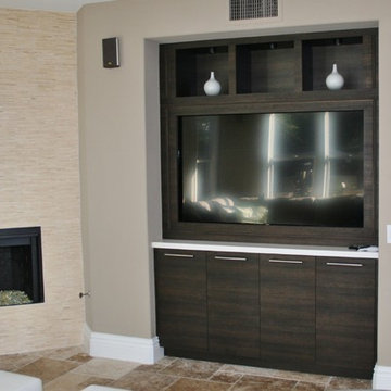 Fireplace and Entertainment Center