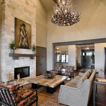 Rustic Lighting Seven Custom Homes
